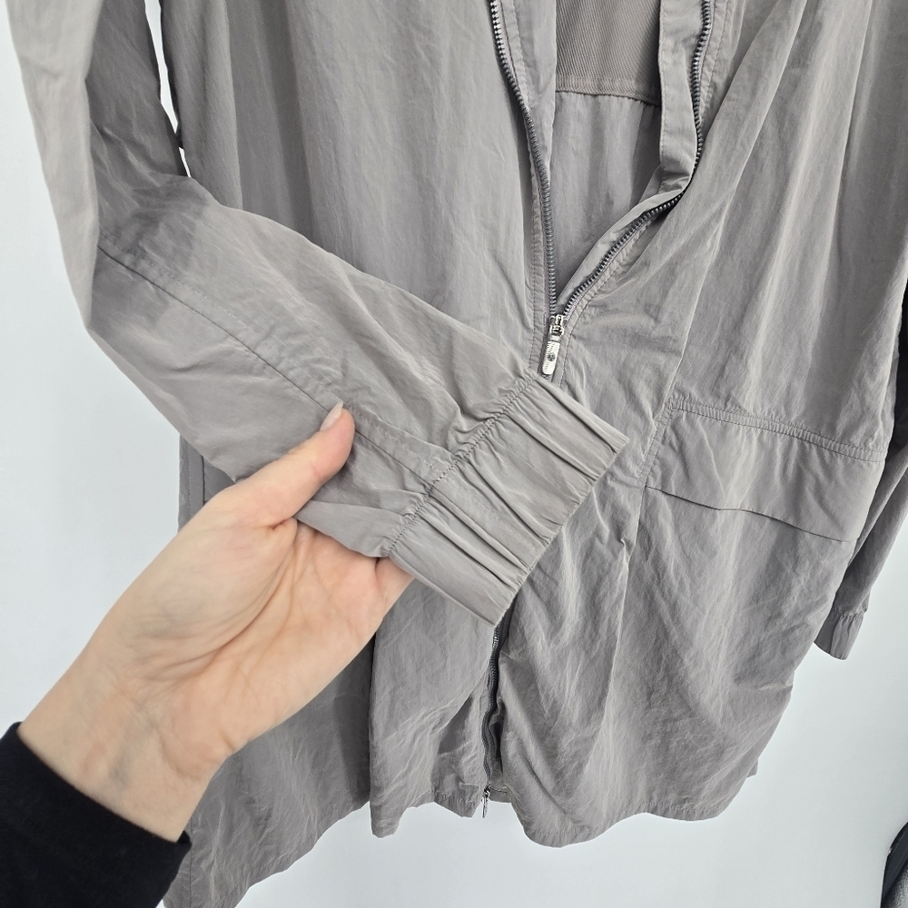 Lululemon stroll city grey silver jacket midi leghnth size 10 - Picture 5 of 10